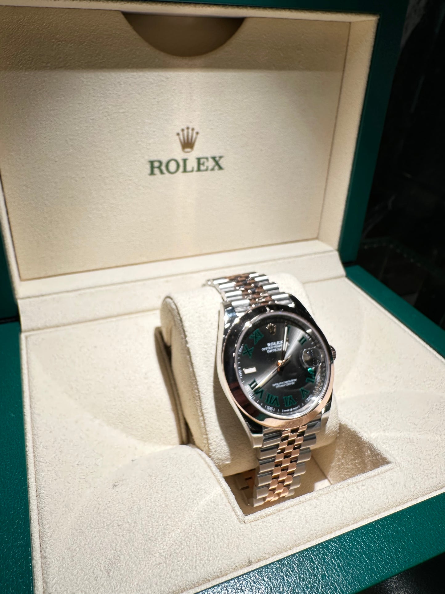 Rolex Datejust 41 Wimbledon Rose Gold 126301