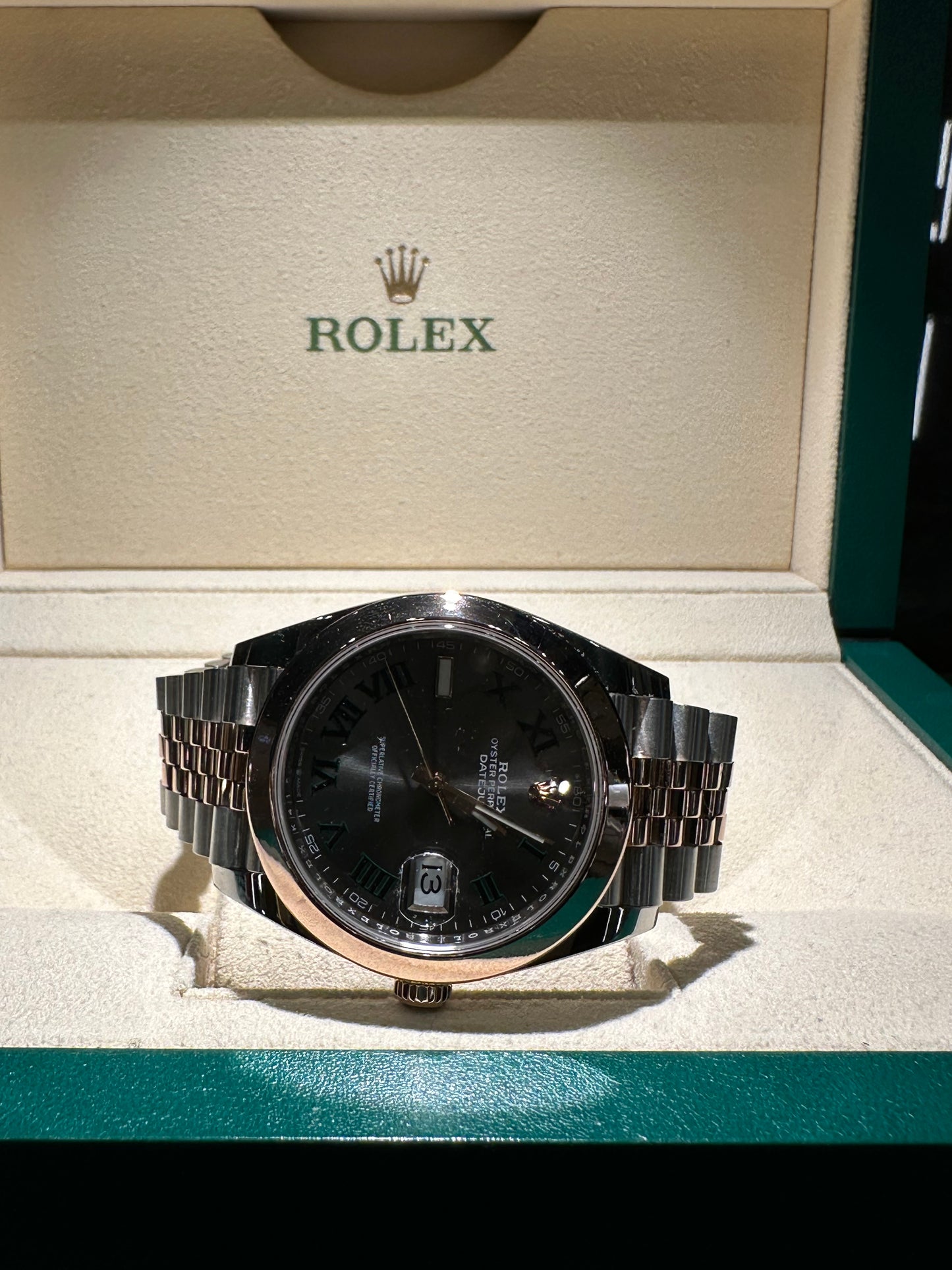 Rolex Datejust 41 Wimbledon Rose Gold 126301
