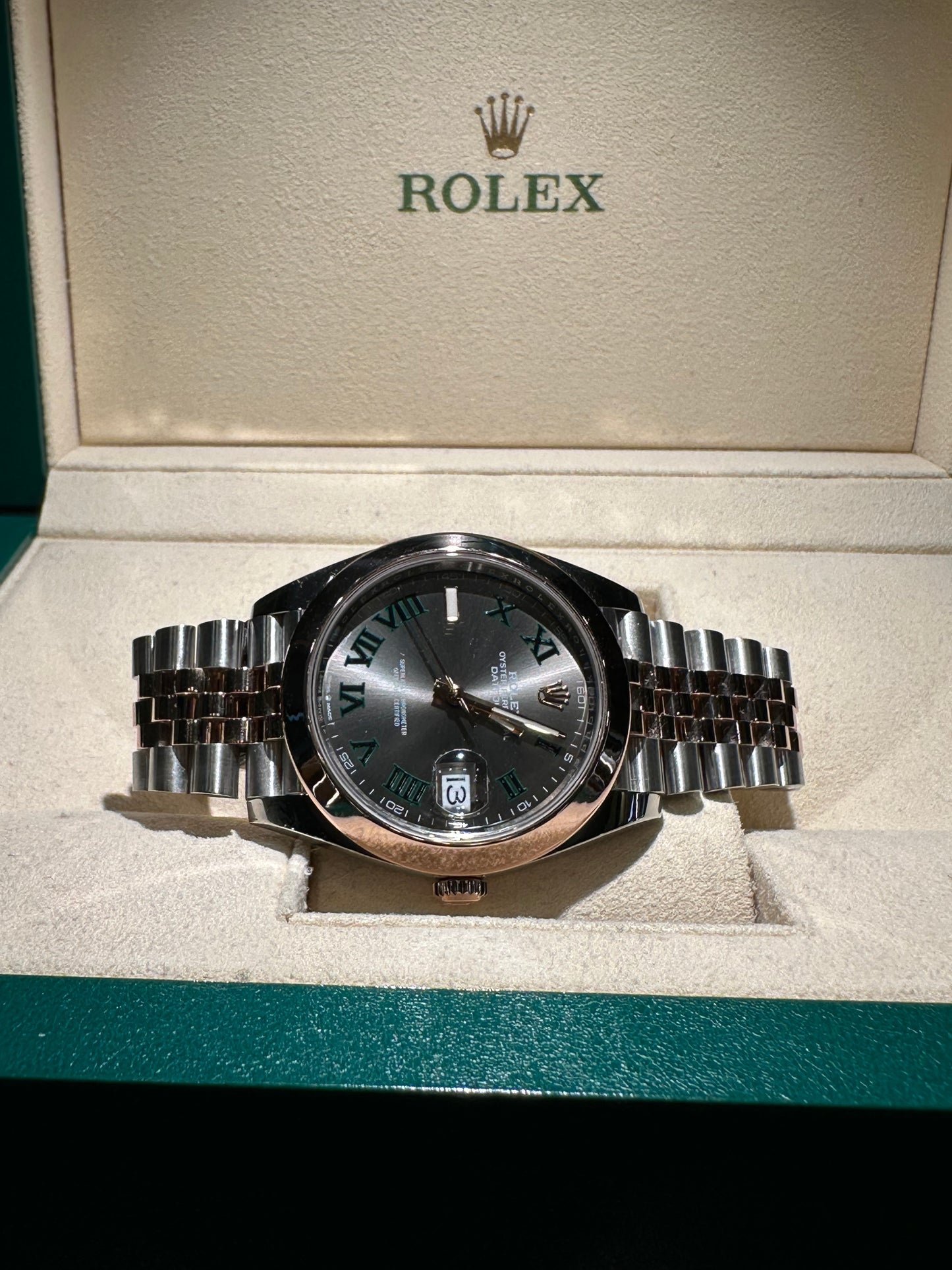 Rolex Datejust 41 Wimbledon Rose Gold 126301