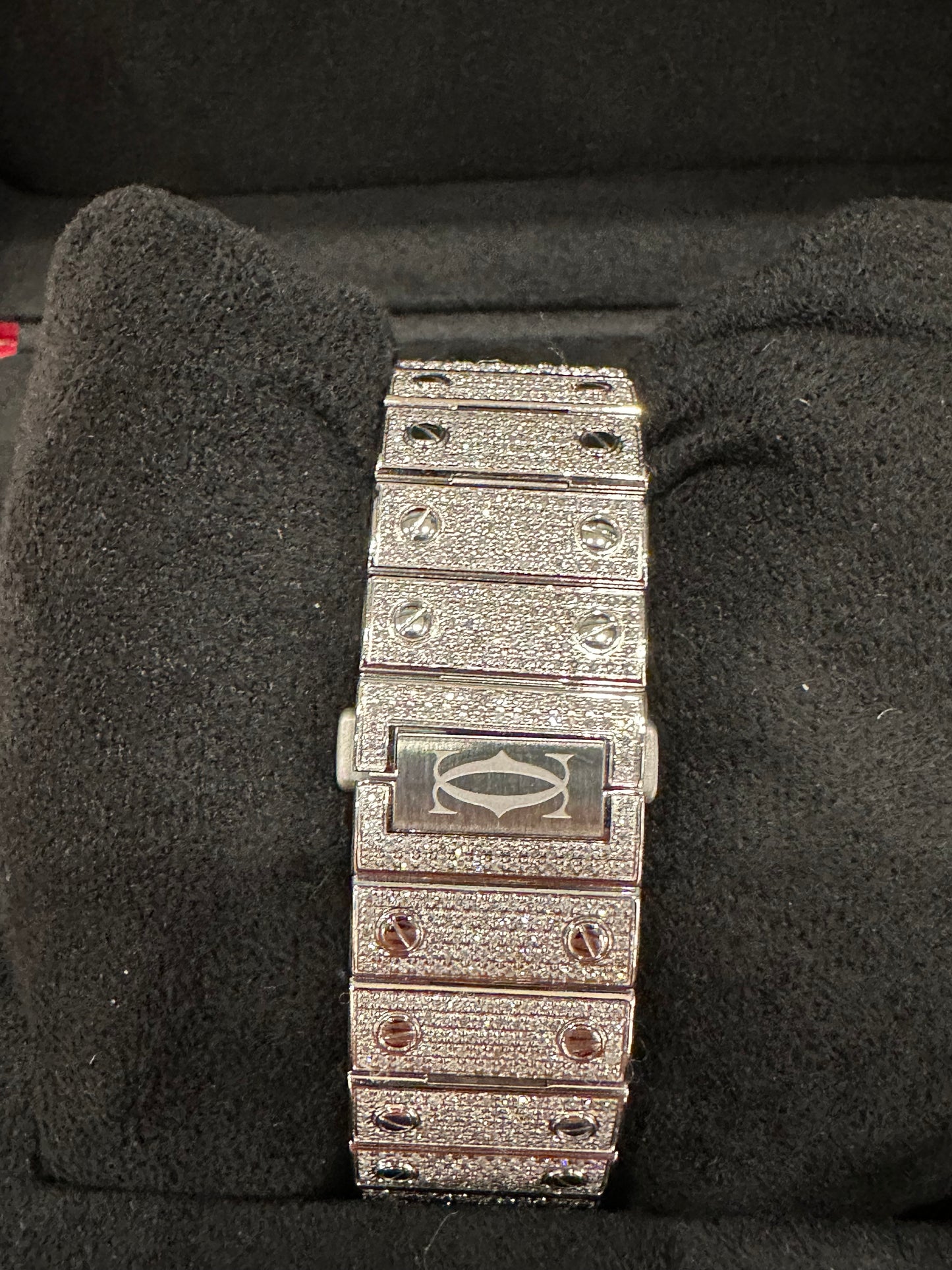 CARTIER SANTOS BLACK WSSA0018 Diamond