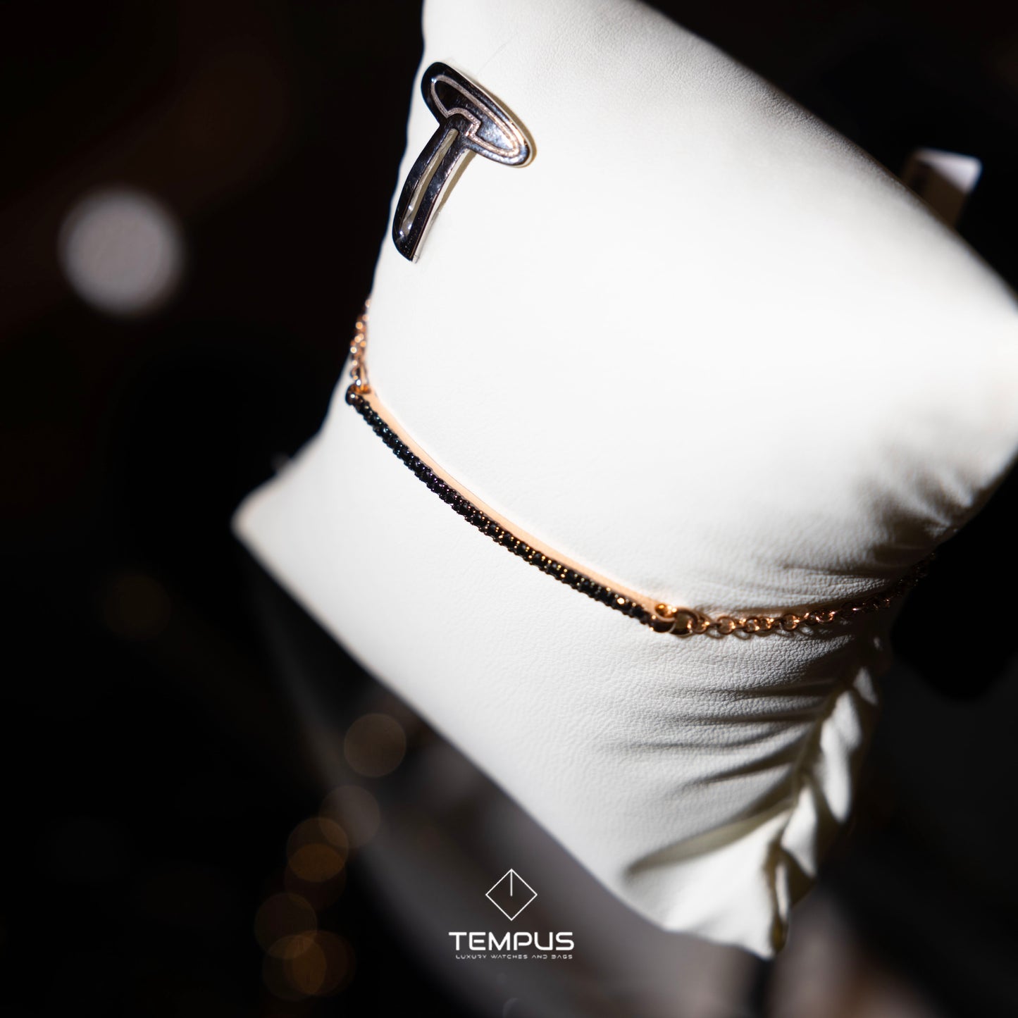 BRACCIALE TENNIS ORO ROSA E DIAMNTI