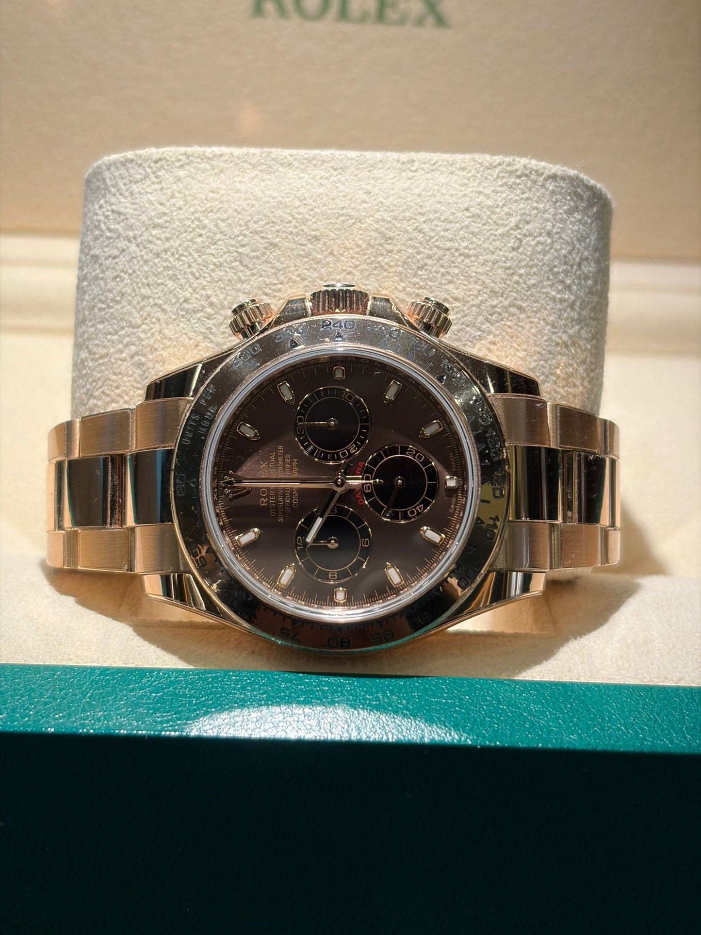 ROLEX DAYTONA 116505 ORO ROSA COCO