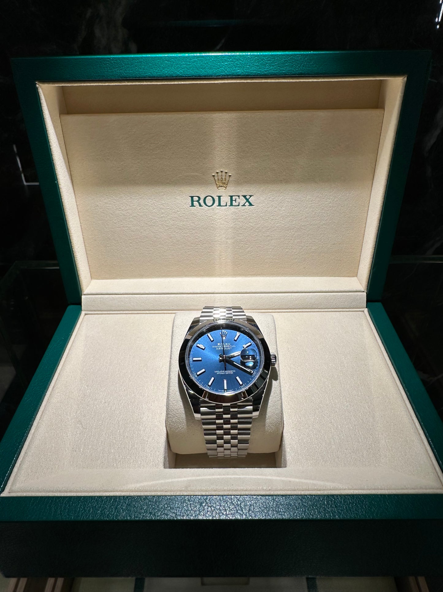 ROLEX DATEJUST 41mm REF. 126300 BLU’