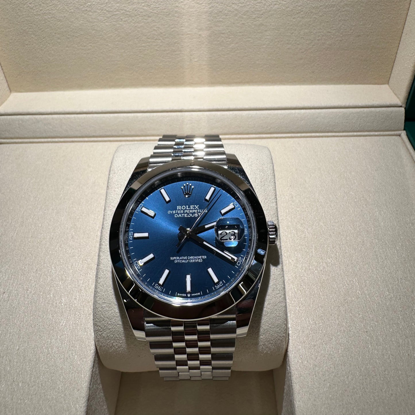 ROLEX DATEJUST 41mm REF. 126300 BLU’