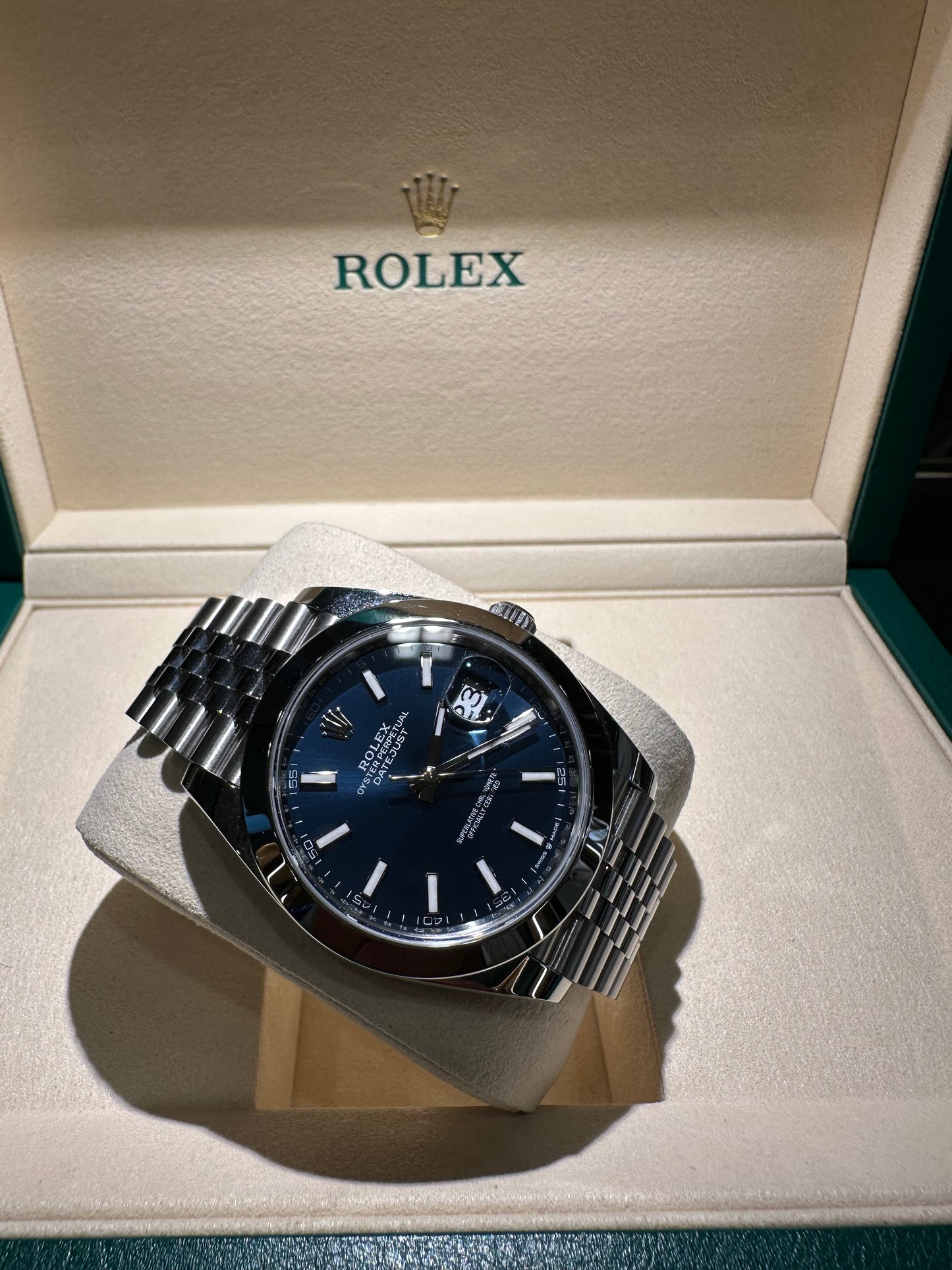 ROLEX DATEJUST 41mm REF. 126300 BLU’