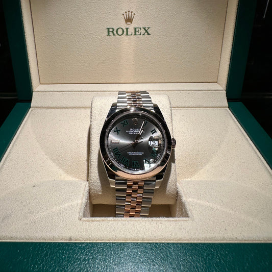 Rolex Datejust 41 Wimbledon  Rose Gold 126301