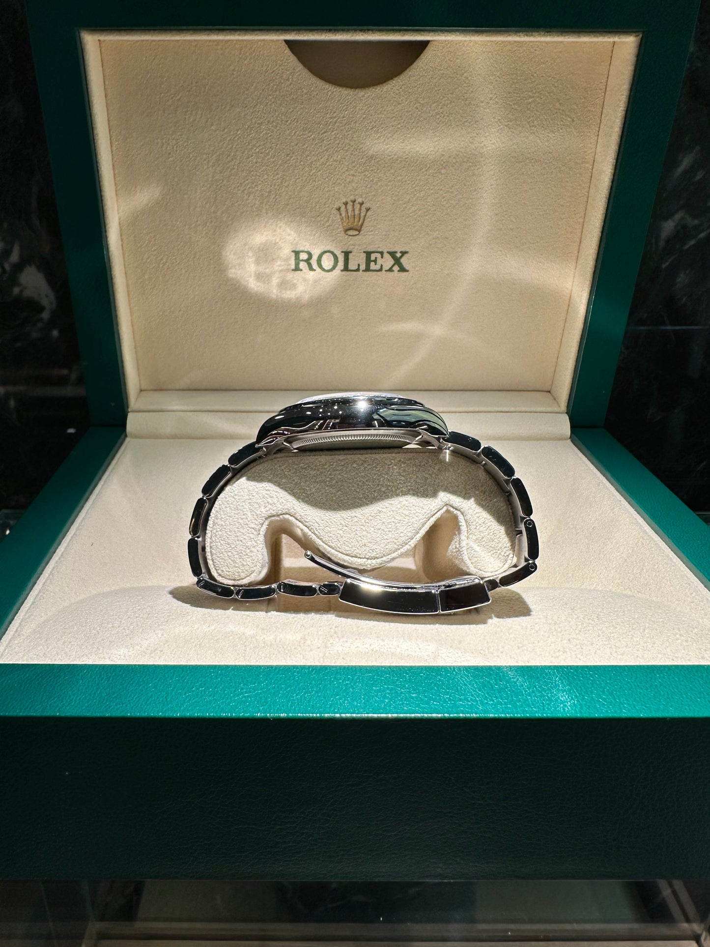 ROLEX DAYTONA 126500LN QUADRANTE NERO GHIERA CERAMICA NUOVO