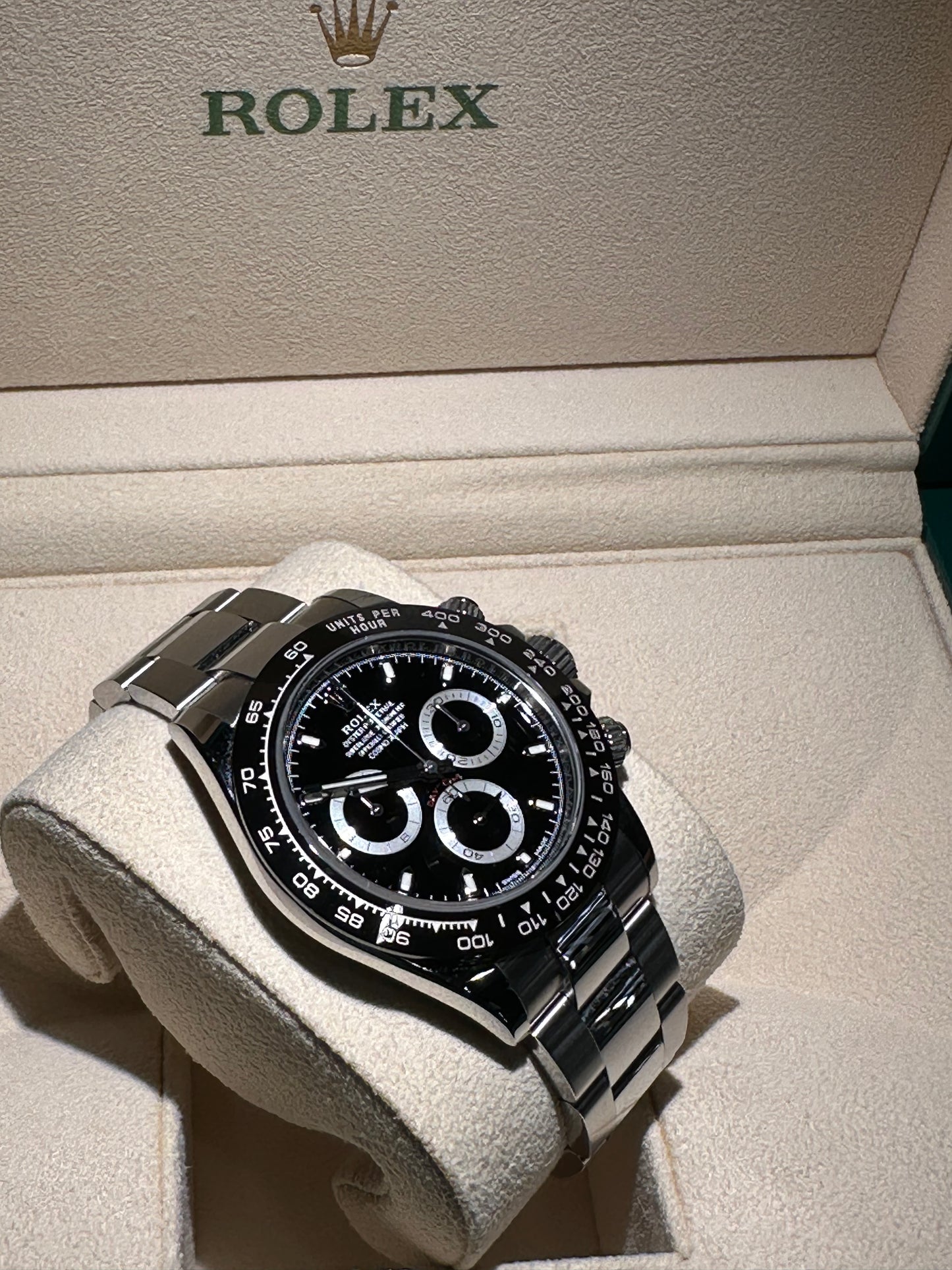 ROLEX DAYTONA 116500LN QUADRANTE NERO GHIERA CERAMICA