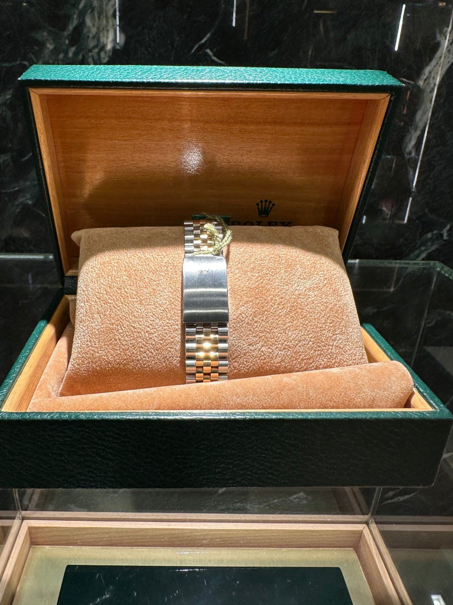 𝐑𝐎𝐋𝐄𝐗 𝐃𝐚𝐭𝐚𝐣𝐮𝐬𝐭 𝟑𝟔 16233 acciaio e oro Brill
